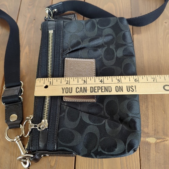 Coach Black Poppy Crossbody Mini Bag - Picture 9 of 12